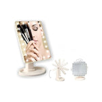 Charger l'image dans la galerie, 🪞 Miroir Cosmétique LED 16 Lumières – Rotation 360° - Shop de Tahiti
